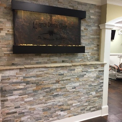 Advance Dental Clinic sign on Catonsville family dentist office