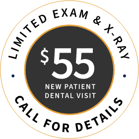 $99 New Patient special banner stamp